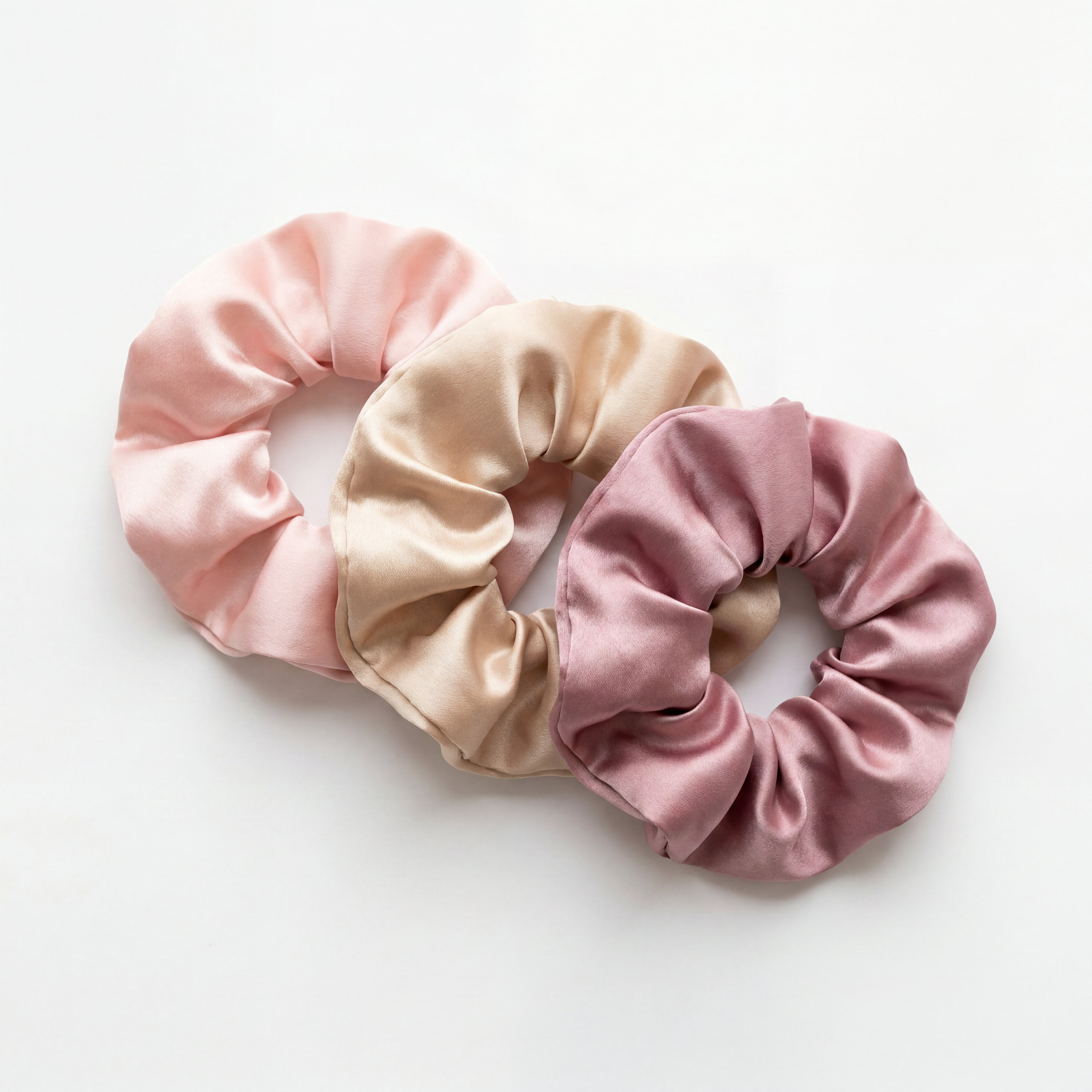 Satin scrunchies pack